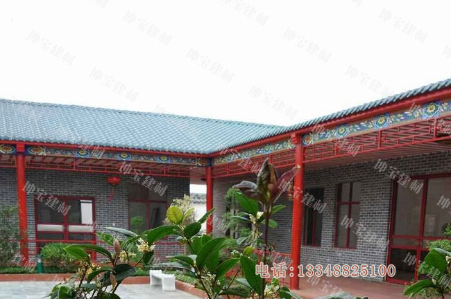 樹脂瓦庭院，傳統(tǒng)文化與現代文明相結合的別致景觀