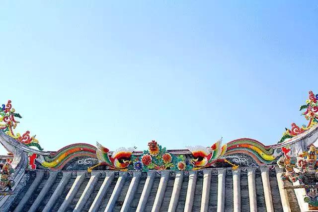 潮州嵌瓷，屋頂生花